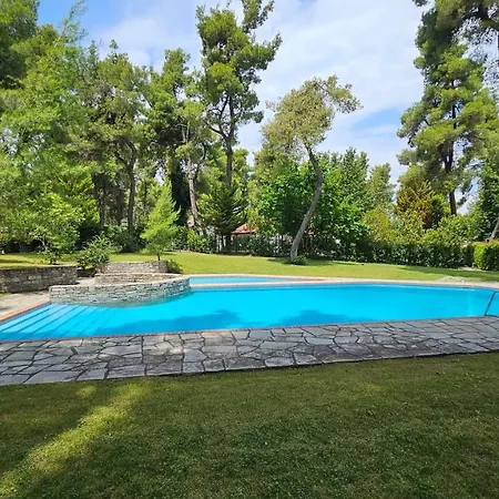 Elegant Marlon With Shared Pool Near Sani * Sani (Chalkidiki)